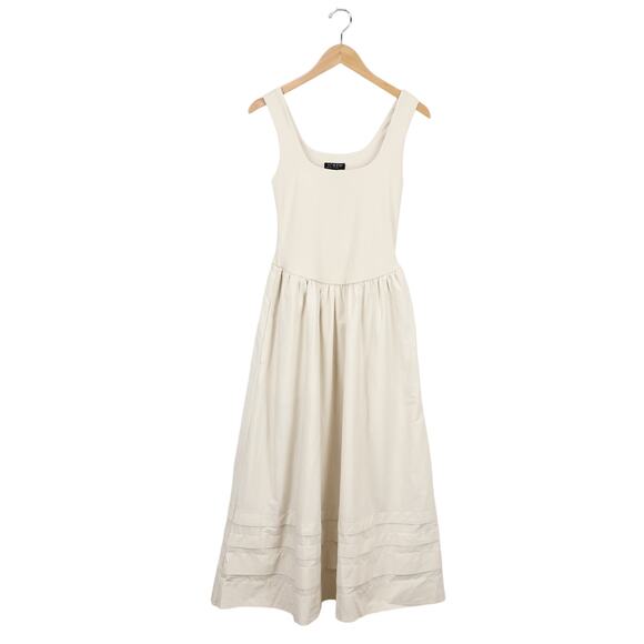 J.Crew Drop Waist Mixy Dress Natural Size XS Tall NWT - Picture 2 of 10